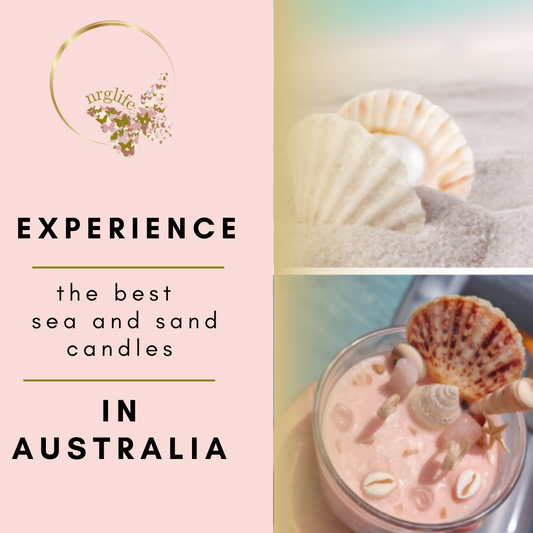 The very best of sea and sand candle in Australia. This range offers beach and coastal fragrances decorated in a themed concept around the beach with shells and crystals.