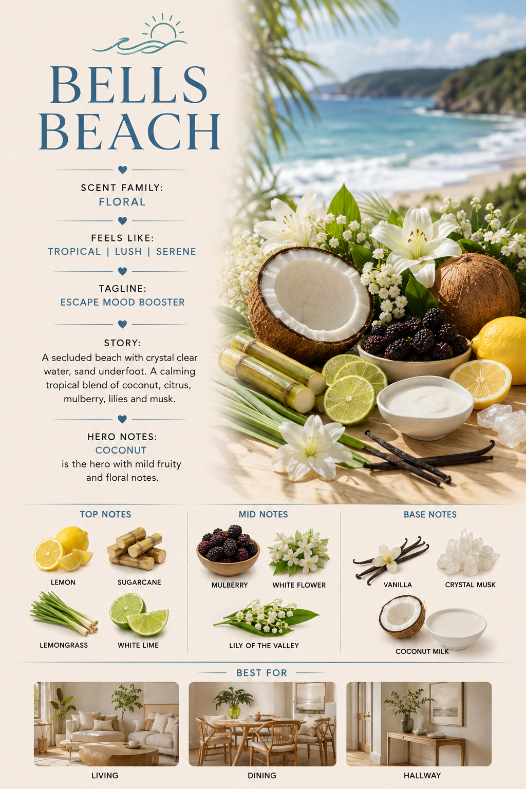 Bells Beach scent profile