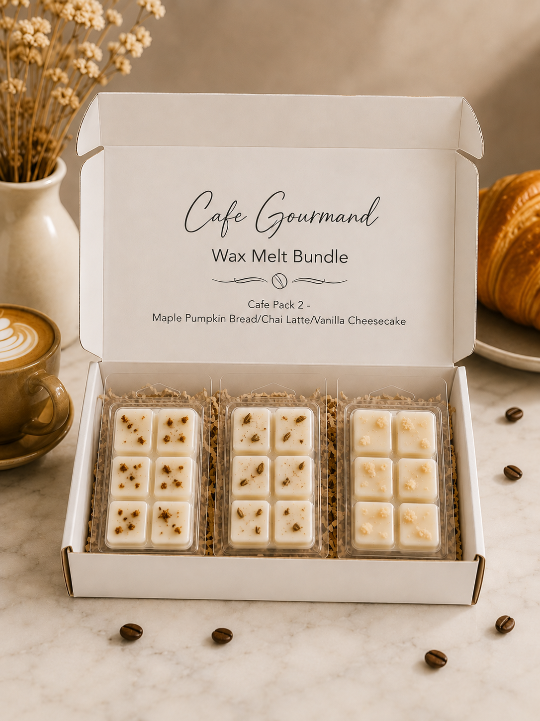 Cafe Bakery wax melt bundle Pack 2 by Nrglife Home Fragrances