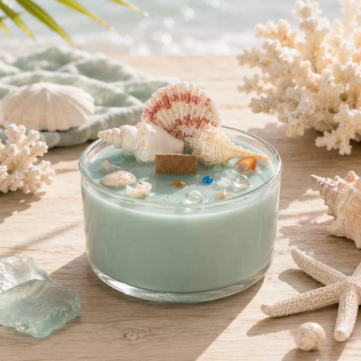 Coconut Mango Shell Candle