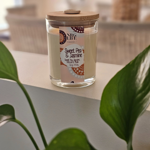 Eco Soy Candle - Sweet Pea & Jasmine