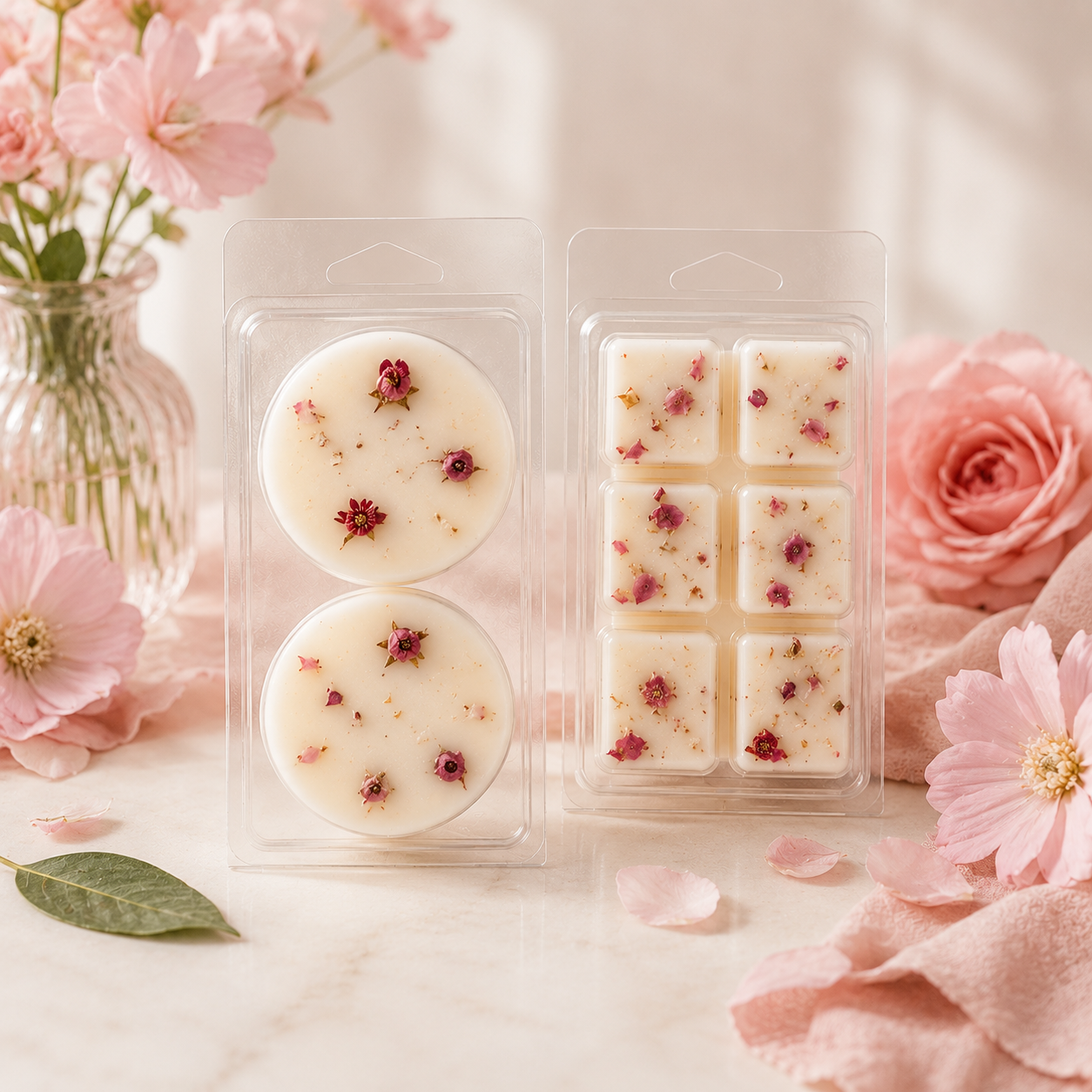 Sweet Pea and Jasmine coconut soy wax melt by Nrglife Home Fragrances