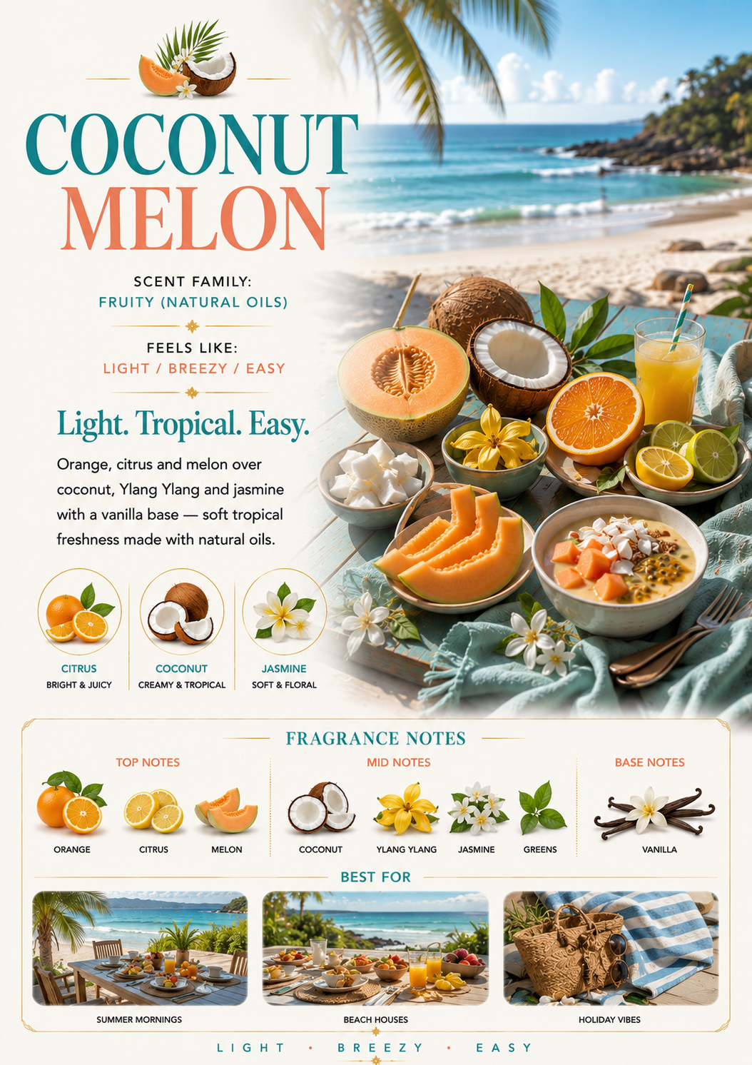 Coconut Melon scent profile