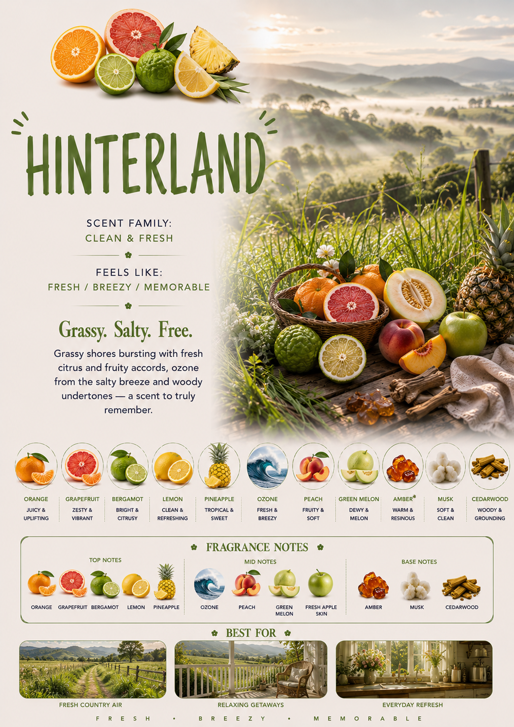 Hinterland scent profile