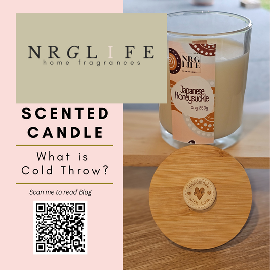 Raquel, Chatelier explains a strong cold throw is important for customers who want to smell the fragrance of the candle before lighting it.