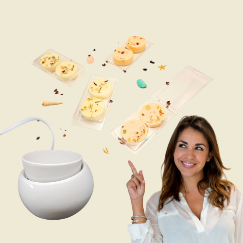 Wax Melts and Electric Burners that permit a magical sensory aroma around your home with a flame.