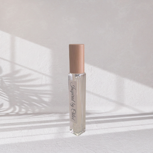 10ml Square Glass Perfume with fine mist spray and Bamboo-lid, Chloe Dupe