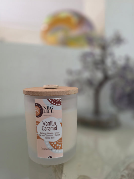 Soy/Coconut Candle - Vanilla Caramel