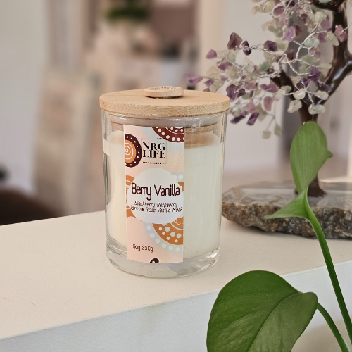 Eco Soy Candle - Berry Vanilla
