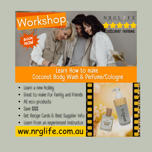 LEARN HOW: Body Wash & Perfume/Cologne Workshop @Beachmere or venue of your choice