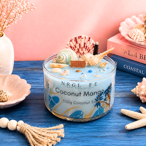 Coconut Mango Shell Candle