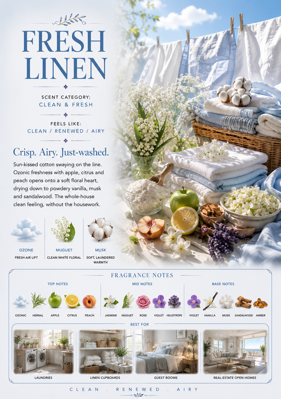 Fresh Linen scent profile