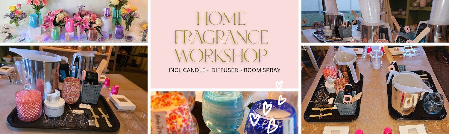 Learn how to make a Candle, Diffuser and Room Spray at Nrglife Workshop