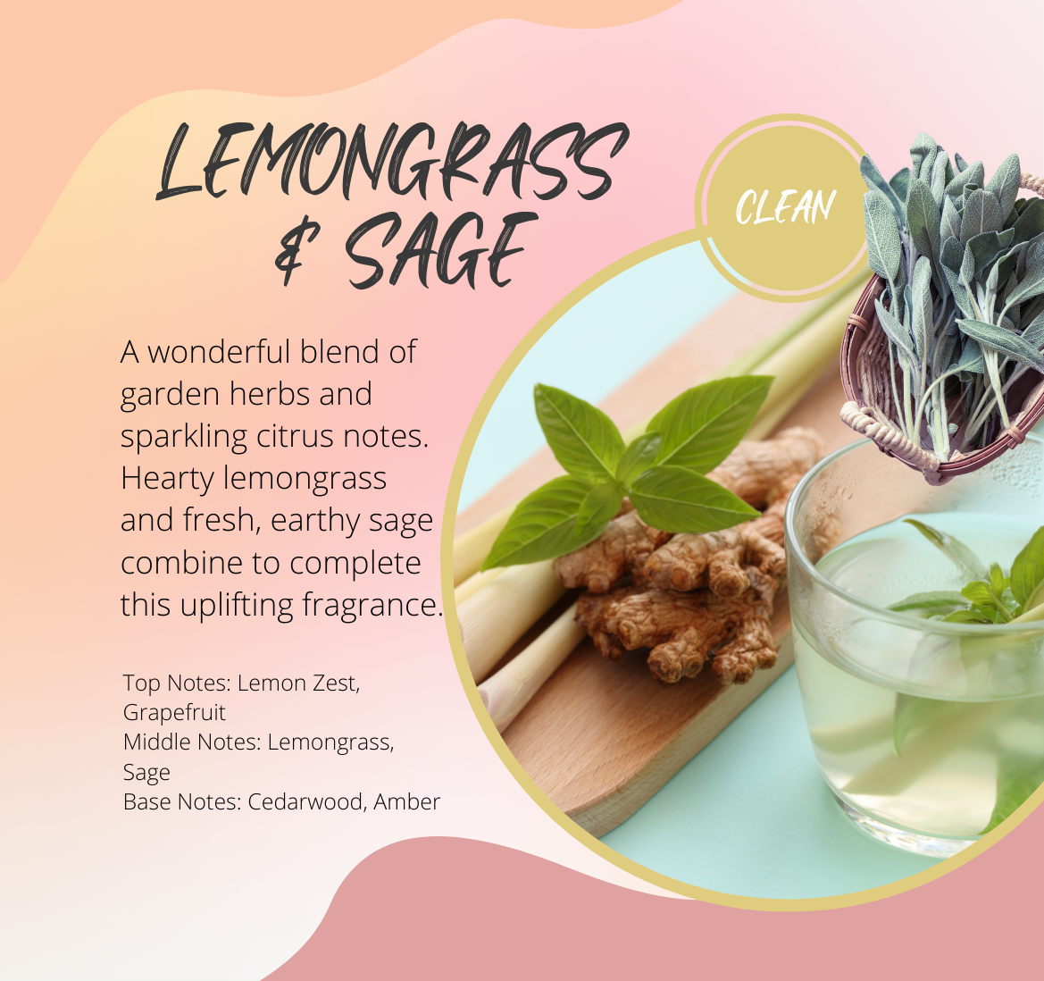 Nature's Hearth - Lemongrass & Sage