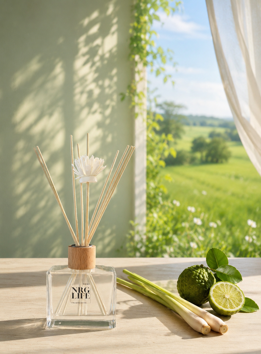 Lemongrass & Kaffir Lime Reed Diffuser & Refill
