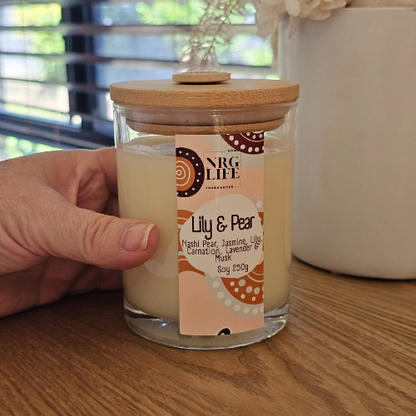 Eco Soy Candle - Lily & Pear