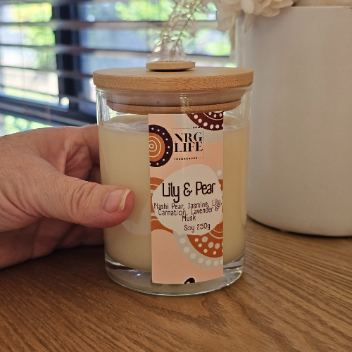 Eco Soy Candle - Lily & Pear