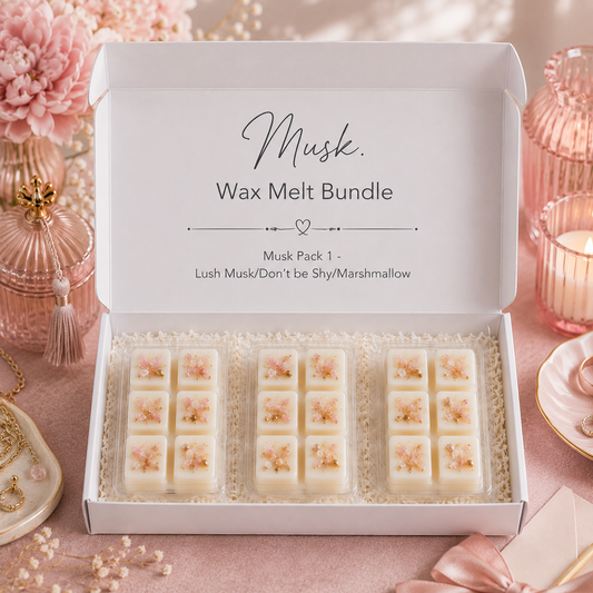 Musk wax melt bundle Pack 1 by Nrglife Home Fragrances