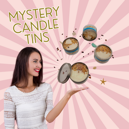 Mystery Candle Tins 4 for $50