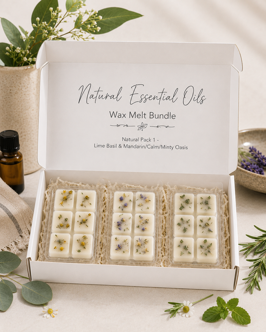 Natural wax melt bundle Pack 1 by Nrglife Home Fragrances