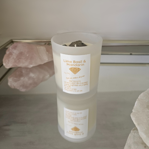 Manifesting Light: Crystal Candles for all intentions