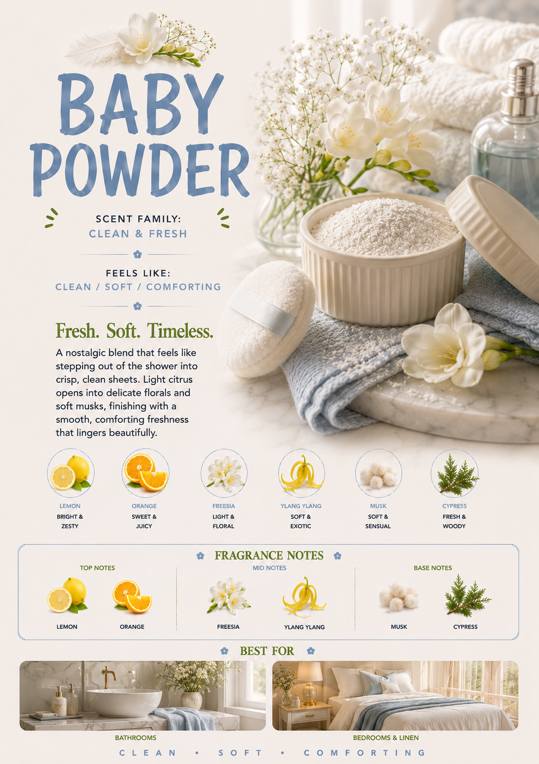 Baby Powder scent profile
