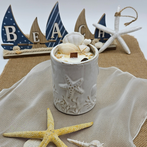 Shell on the Beach Candle