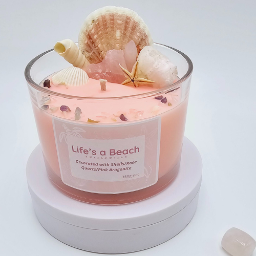Decorated Shells/Life's a Beach Lge 350g