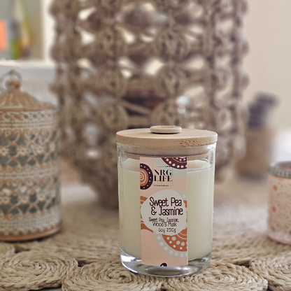Eco Soy Candle - Sweet Pea & Jasmine