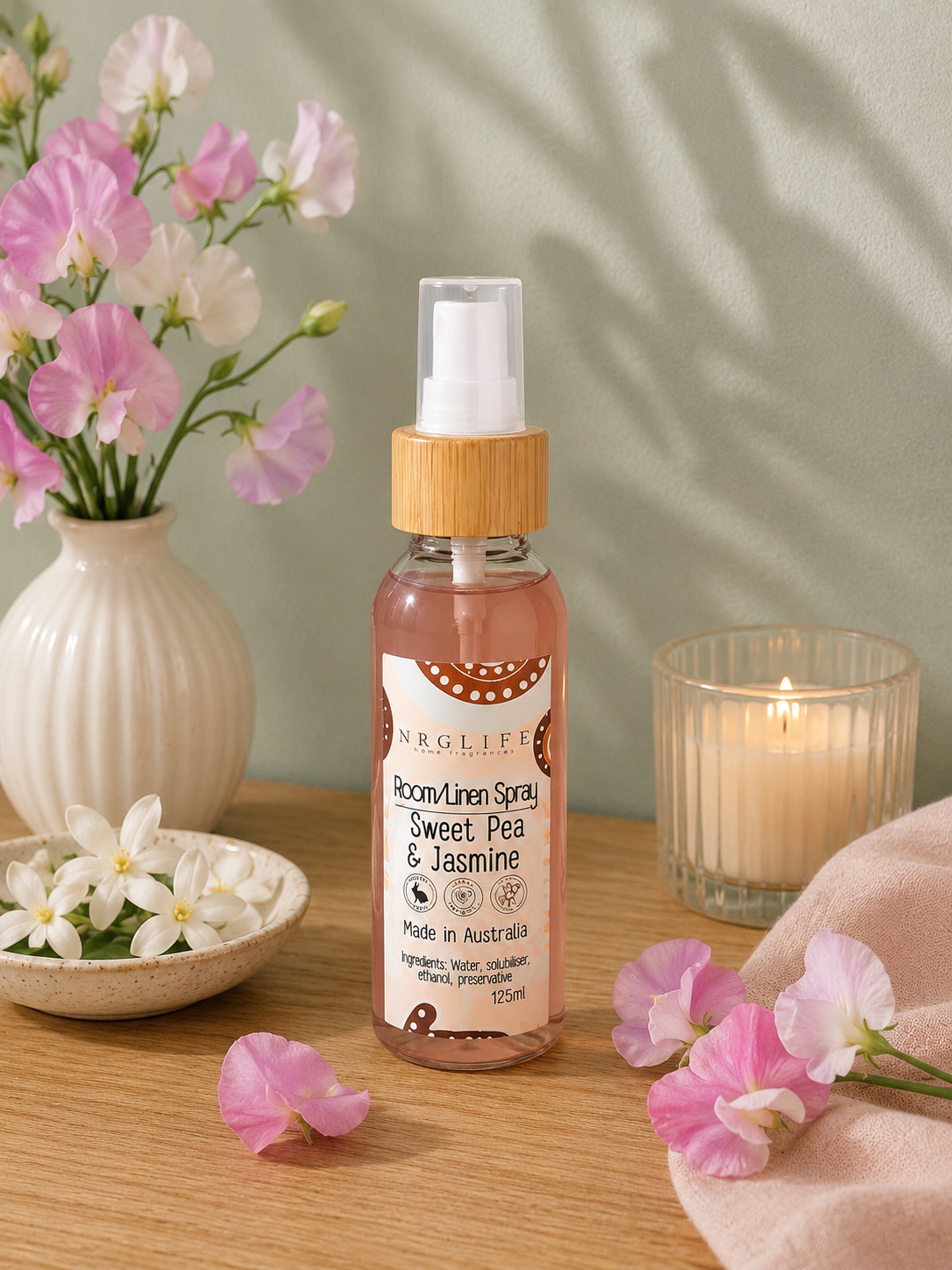Sweet Pea & Jasmine Room/Linen Spray