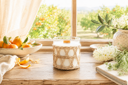 The Grove Candle - Rattan Weave