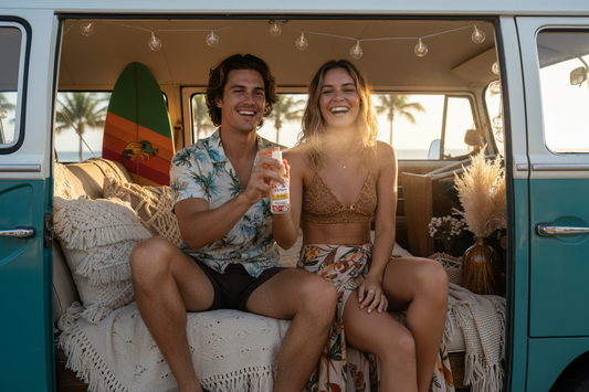 Amalfi Coast Car Air Freshener Couple Lifestyle
