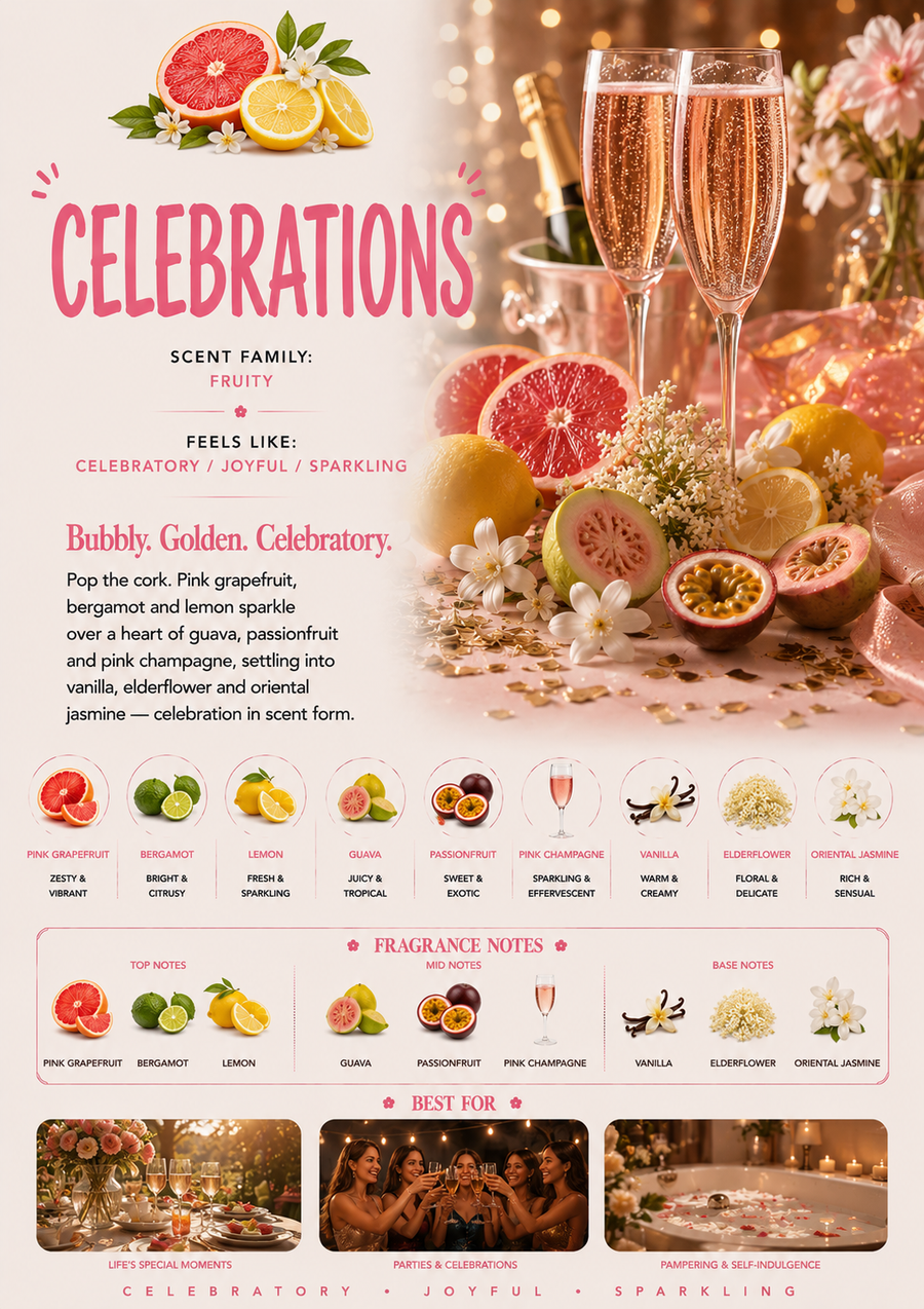 Celebrations scent profile