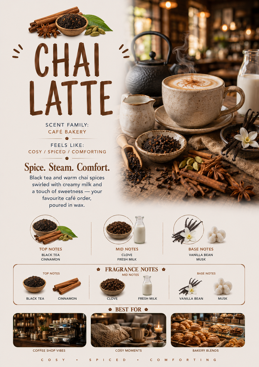 Chai Latte scent profile