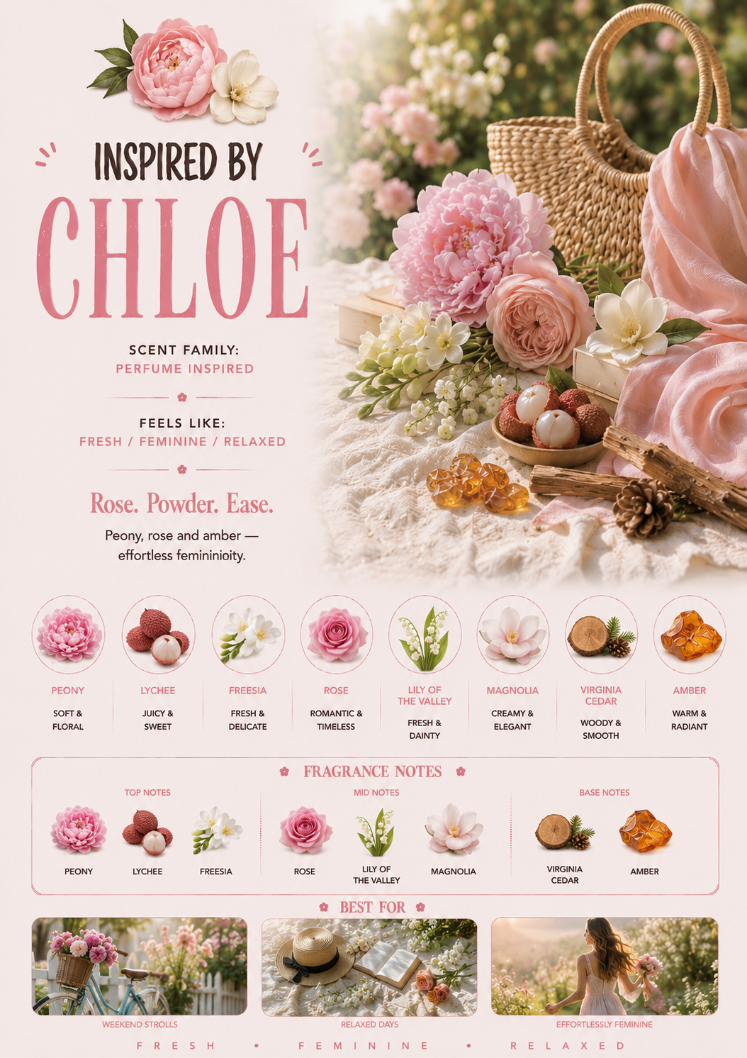 Inspired by Chloe scent profile