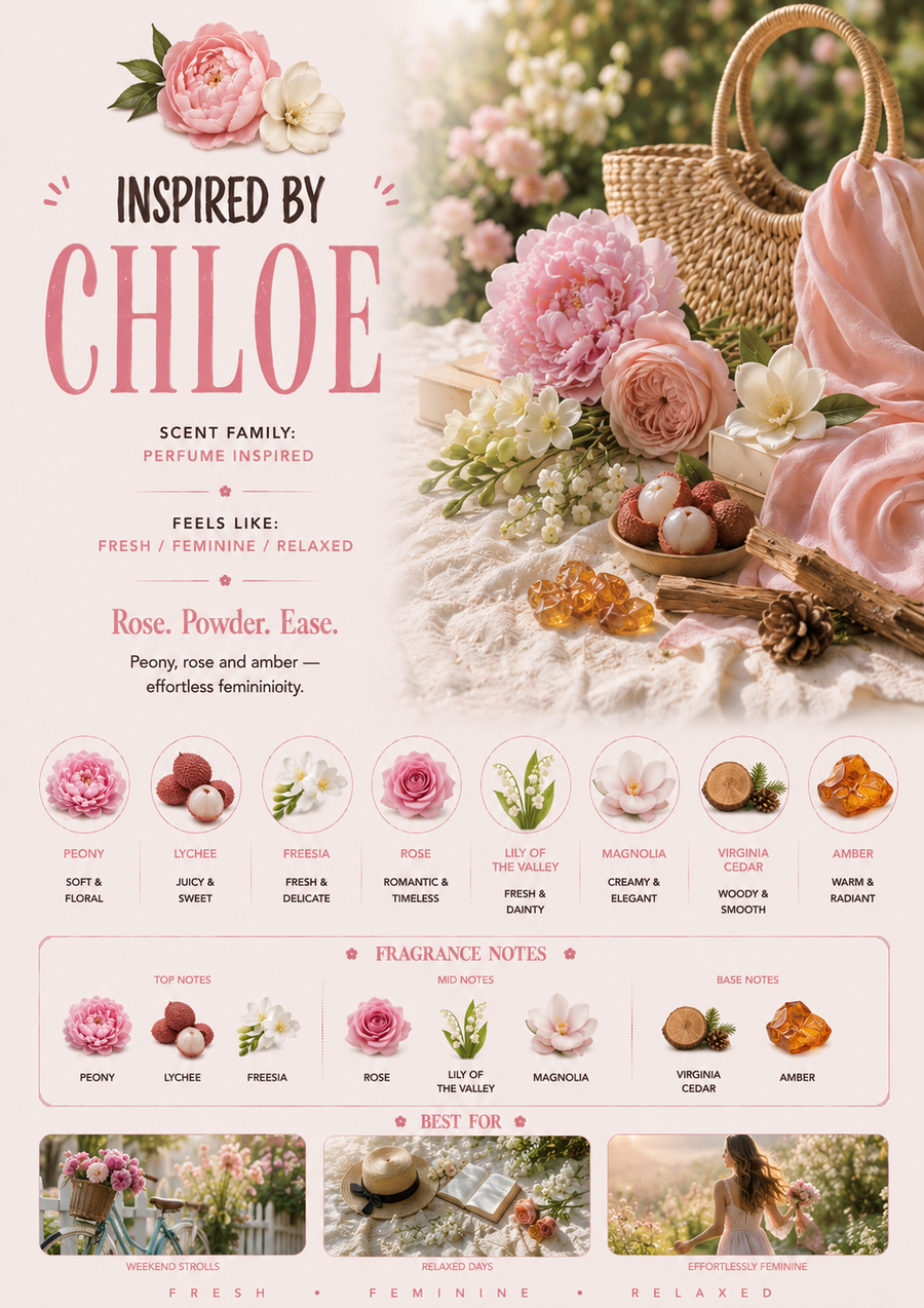 Inspired by Chloe scent profile