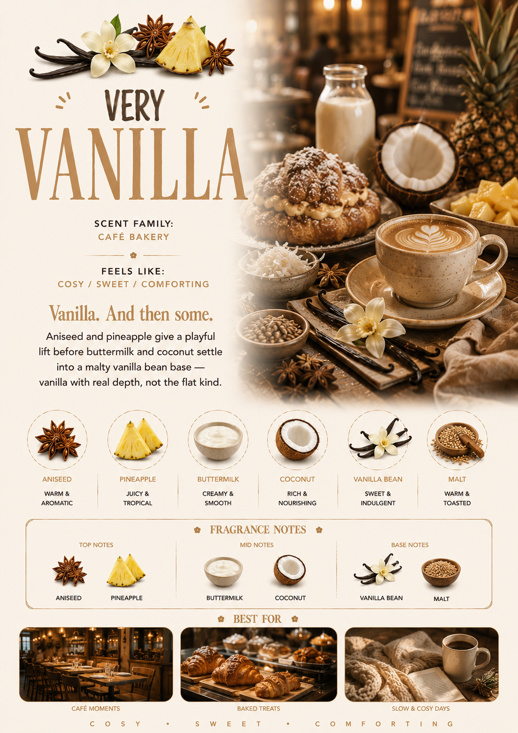 Very Vanilla scent profile
