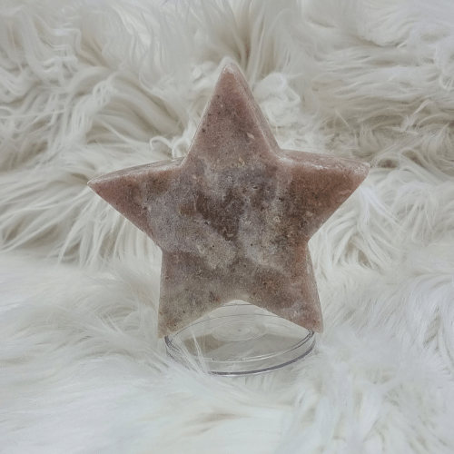 Pink Amethyst Crystal Star