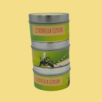 Citronella Ceylon Silver Tin Candle
