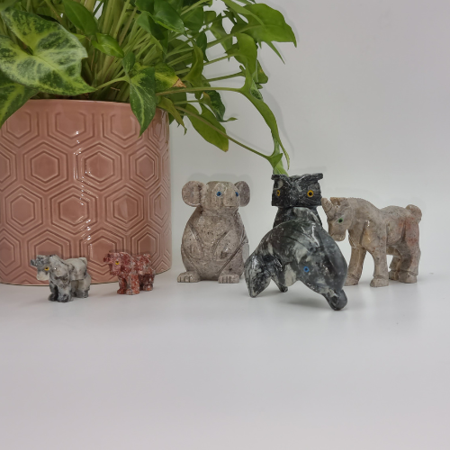 Peruvian hand carved animal collection