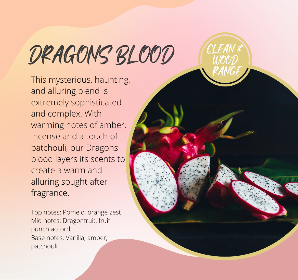 Dragons Blood Fragrance Scent Chart