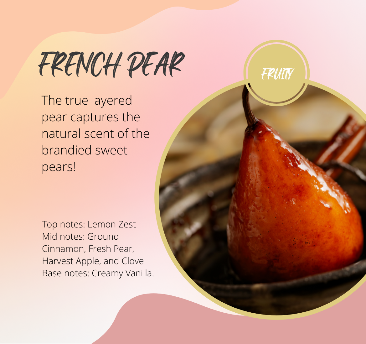 French Pear Fragrance Chart