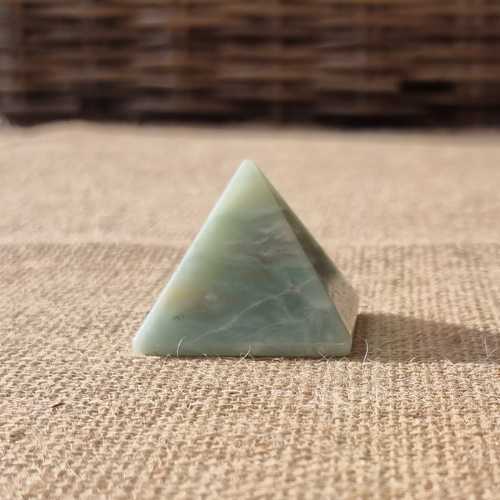 New Jade Crystal Pyramid
