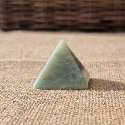 New Jade Crystal Pyramid