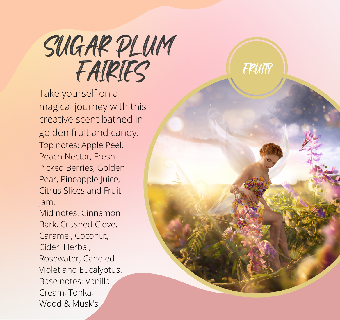 Sugar Plum Fairies Fragrance Chart